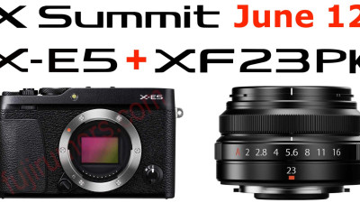 **후지 X-E5, 팬케이크 렌즈와 함께 6월 12일 출시? 또 다시 품귀현상 올까?**